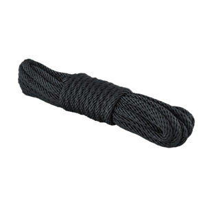PES Spiraalfall punutud köis 8,0mm MUST 15m
