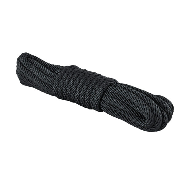 PES Spiraalfall punutud köis 8,0mm MUST 15m