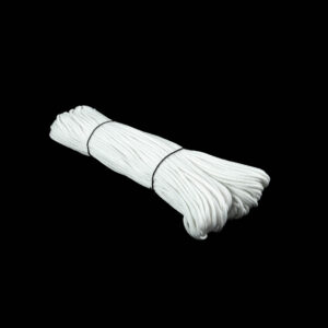 Spun PES punutud nöör 2,4mm VALGE 60m
