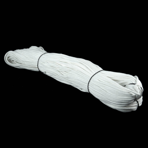 Spun PES punutud nöör 2,8mm VALGE 100m