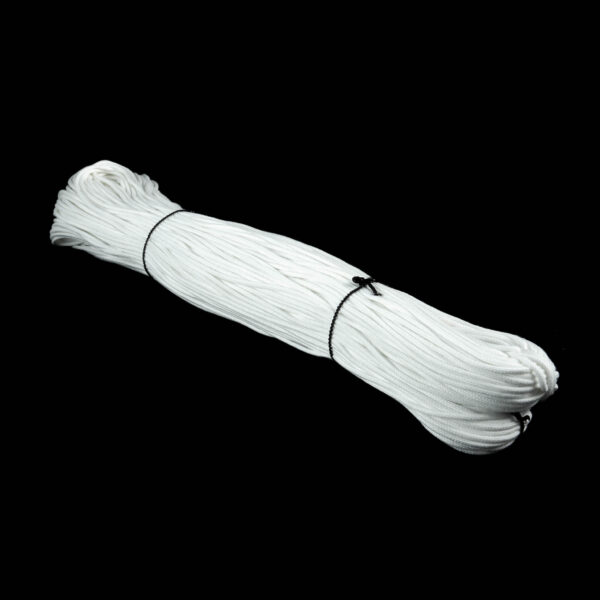 Spun PES punutud nöör 2,8mm VALGE 60m