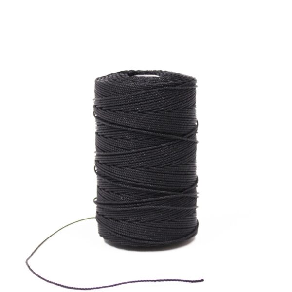Võrgurakendusniit den210/18 (1,05mm) immutatud nailon MUST rull/100g