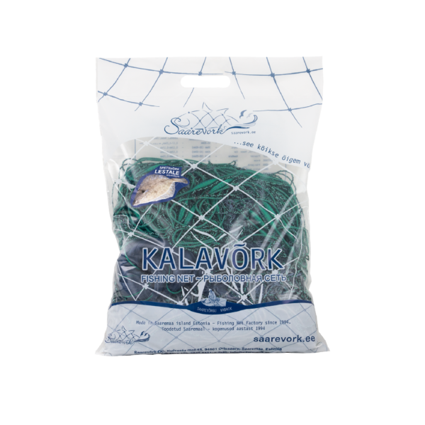 Nakkevõrk 55mm*1,8m*0,17mm monofil, ülemise selise pikkus 70m "Lestavõrk" - Image 2